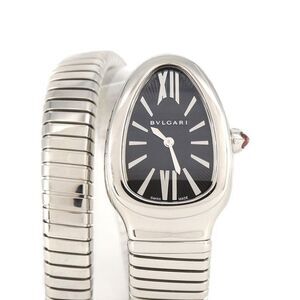 BVLGARI Serpenti Tubogas L Size Sp35s Sp35bss.1t 102826 SS Quartz